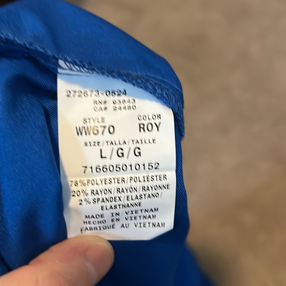 Cherokee Men's Blue Scrub Set - Size L - Picture 11 of 11